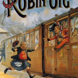 Robin Oig 1898 1890s UK whisky alcohol whiskey advert Scottish Scotch stations trains