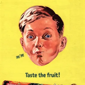 Rowntrees 1950s UK fruit gums sweets