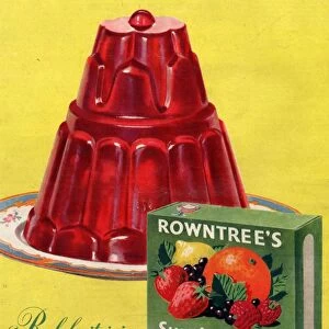 Rowntrees 1950s UK jelly, desserts