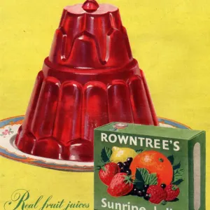 Rowntrees 1950s UK jelly, desserts