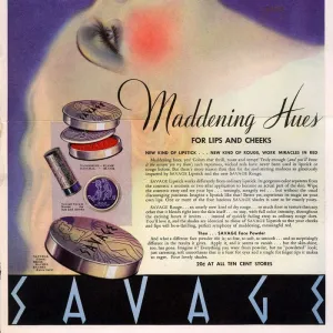 Savage 1930s USA make-up makeup make up womens iws