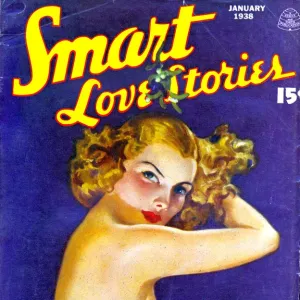 Smart Love Stories 1938 1930s USA pulp fiction magazines portraits mens