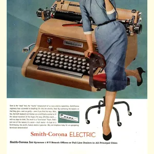 Smith-Corona 1950s USA mcitnt equipment typewriters secretaries secretary