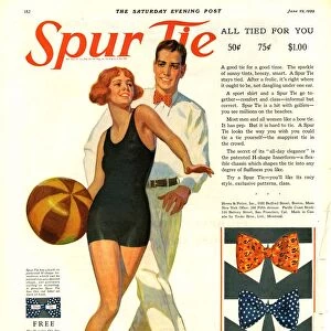 Spur Tie 1929 1920s USA mens ties bow-ties bow ties swim suits bathing costumes swimming