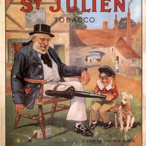 St Julien 1890s UK cigarettes smoking peg leg disabled wooden leg disabilities St Julien 1890s UK cigarettes smoking peg leg disabled wooden leg disabilities