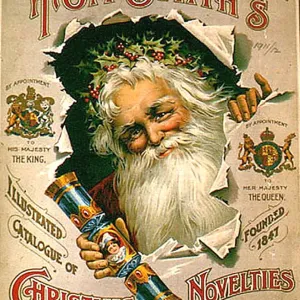 Tom Smiths 1900s UK mcitnt crackers novelties father Santa adverts advertising Christmas