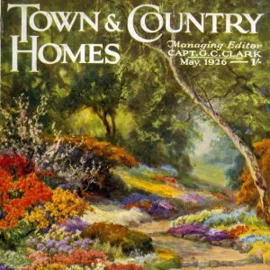 Town & Country Homes 1926 1920s UK countryside magazines horticulture