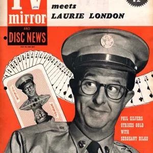 TV Mirror 1958 1950s UK Phil Silvers magazines sergeant sergeant bilko comedians