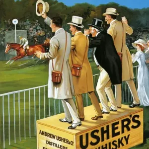 Ushers 1911 Print Advert - A Scottish Whisky Scene Ushers 1911 Print Advert - A Scottish Whisky Scene