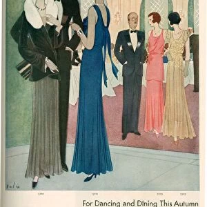 Vogue 1930 1930s UK cc pattern books womens patterns womens dresses evening-dress