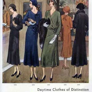 vogue pattern book 1930 1930s UK cc art galleries daywear womens