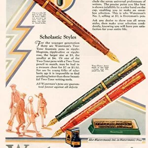 Watermans 1929 1920s UK cc pens watermans