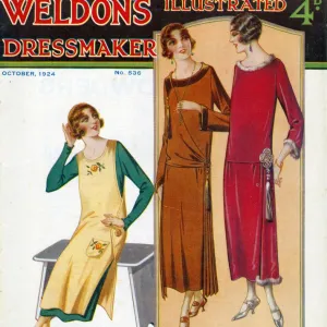 Weldons Illustrated Dressmaker 1924 1920s UK womens magazines