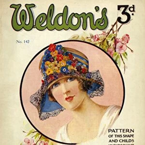 Weldons Milliner 1924 1920s UK womens hats portraits magazines