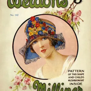 Weldons Milliner 1924 1920s UK womens hats portraits magazines