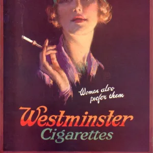 Westminster 1930s UK cigarettes smoking