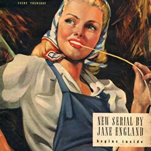 Woman 1944 1940s UK womens portraits women at war ww2 workers farms girls countryside