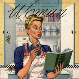 Woman 1949 1940s UK cooking recipes cookery books housewives housewife woman women