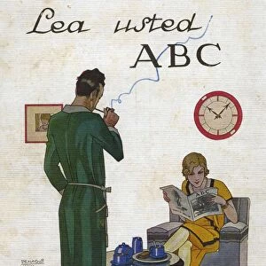 Woman reading ABC Magazine 1930 1930s Spanish cc abc reading