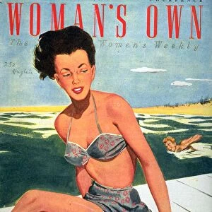 Womans Own 1940s UK fashion womens swimming costumes holidays swimwear swim