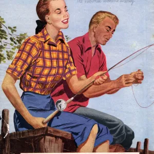 Womans Own 1940s UK fishing magazines