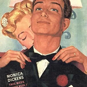 Womans Own 1942 1940s UK tuxedos dressing getting dressed magazines