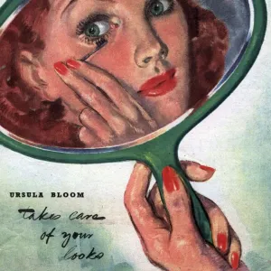 Womans Own 1944 1940s UK make-up makeup mascara magazines