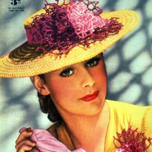 Womans Own 1945 1940s UK hats womens portraits magazines