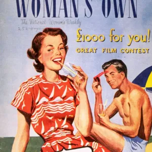 Womans Own 1949 1940s UK holidays flirting magazines