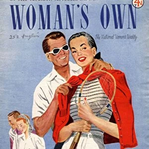 Womans Own 1949 1940s UK tennis magazines