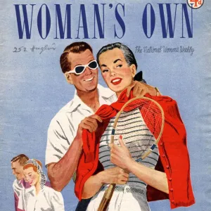 Womans Own 1949 1940s UK tennis magazines