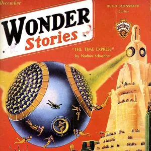 Wonder Stories 1932 1930s USA mcitnt magazines futuristic visions of the future