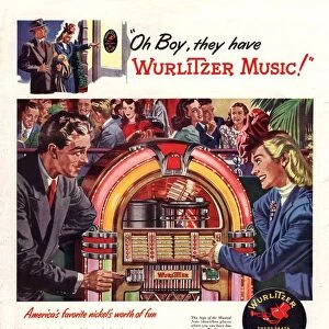 Wurlitzer 1946 1940s USA juke-boxes jukeboxes record players juke boxes