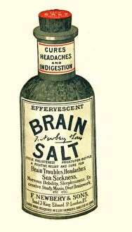 Advertisements Collection: 1890s UK brain salt headaches humour medicine indigestion medical