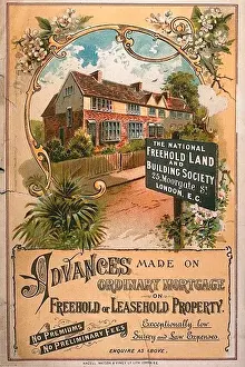 1900s Prints: 1900s UK mortgages building societies estate agents property finance new homes suburbia