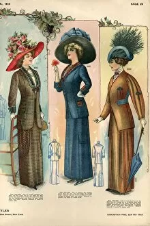 1900s Collection: 1910 1900s USA womens hats