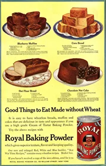 1910s USA cooking royal baking powder cakes bread