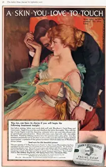 1910s Prints: 1910s USA expressions love woodburys smell soap hugging aroma