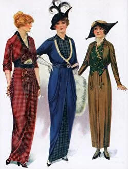 1910's Collection: 1910s USA womens hats dresses