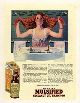 1917 1910s USA mulsified shampoo hair