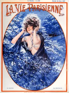 Advertising Archive Prints: 1920s France La Vie Parisienne Magazine Cover