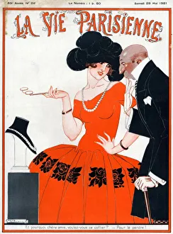 1920s France La Vie Parisienne Magazine Cover