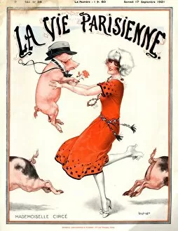 Images Dated 22nd May 2012: 1920s France La Vie Parisienne Magazine Cover