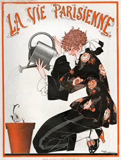 1920s France La Vie Parisienne Magazine Cover
