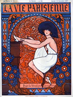 1920s France La Vie Parisienne Magazine Cover
