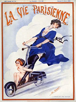 1920s France La Vie Parisienne Magazine Cover