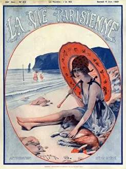 French Artwork Collection: 1920s France La Vie Parisienne Magazine Cover