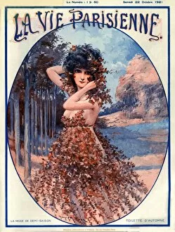 French Artwork Collection: 1920s France La Vie Parisienne Magazine Cover
