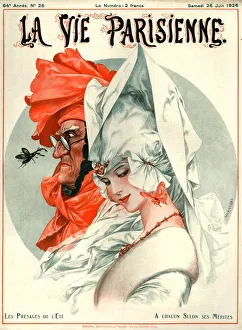 1920s France La Vie Parisienne Magazine Cover