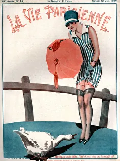 1920s France La Vie Parisienne Magazine Cover